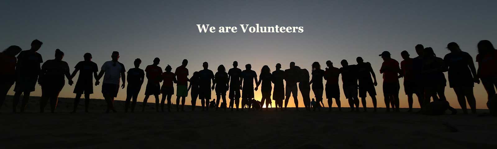 We are Volunteers